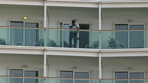 Man goes overboard from Royal Caribbean cruise in front of .